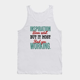 Inspirational Quote for Work Tank Top